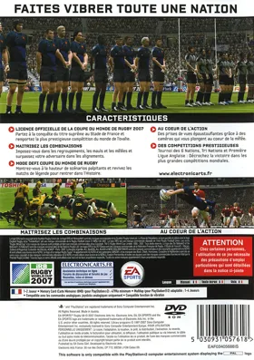 Rugby 08 box cover back